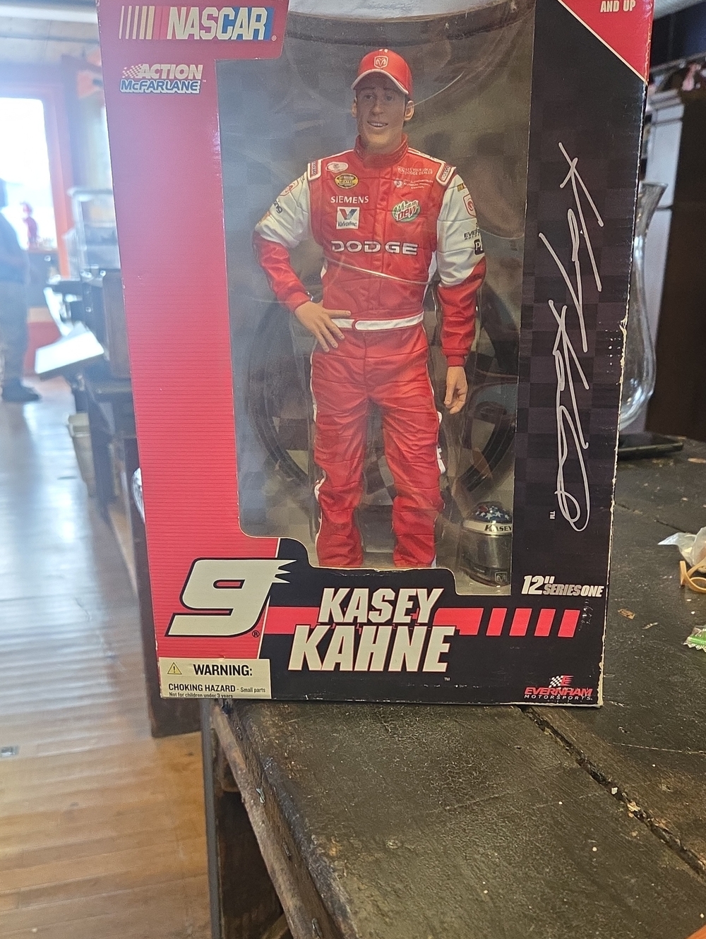 NASCAR Action Figure - Red Racing Suit 12"